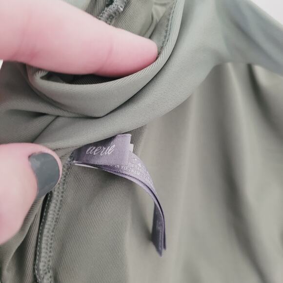 Aerie Bandeau Bikini Top in Green Size Extra Large - Picture 5 of 8